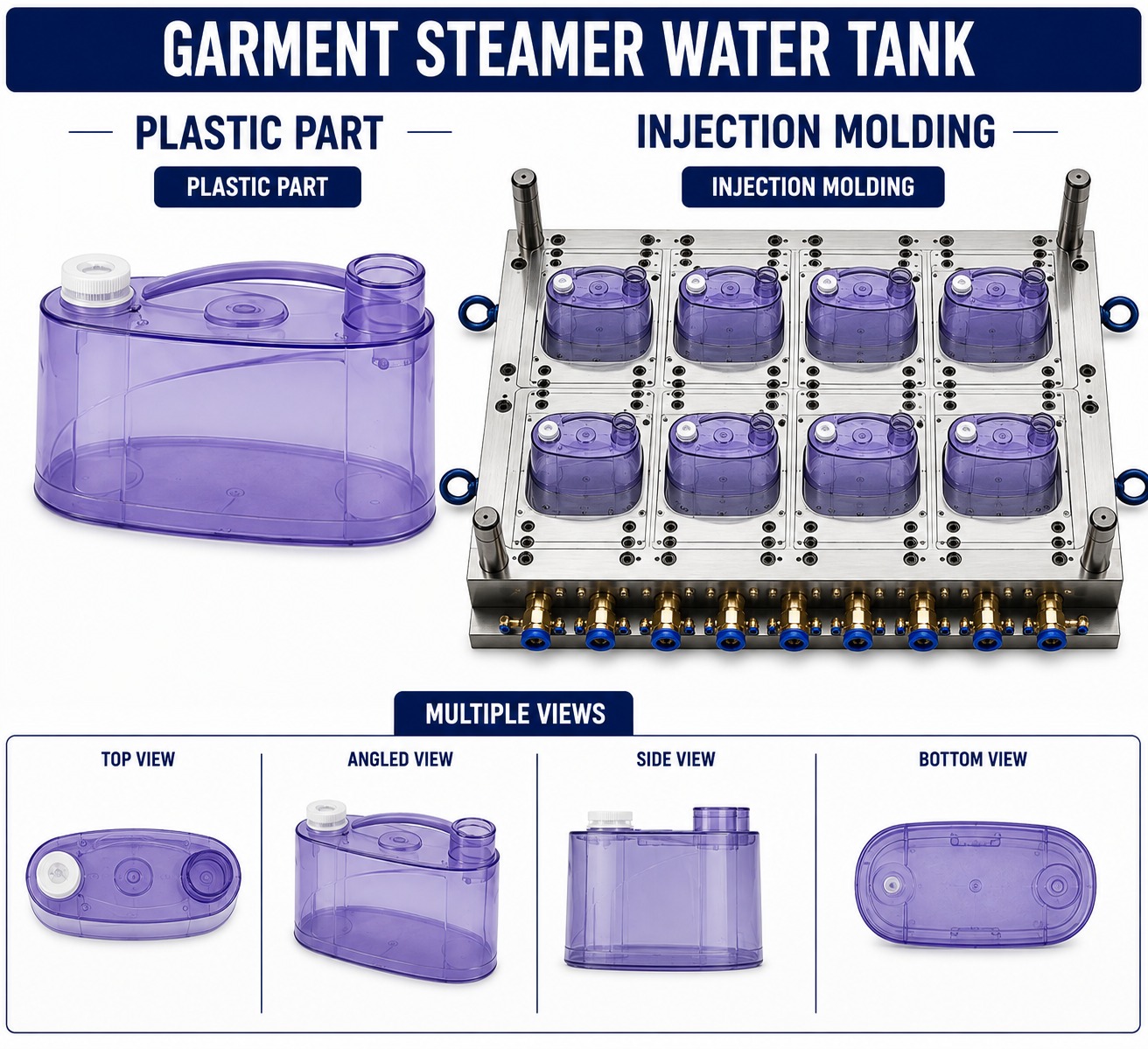 Garment Steamer Plastic Water Tank Mould and Moulding Service